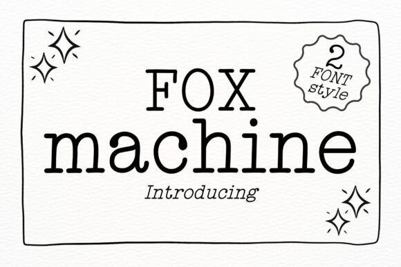 Fox Machine: A Stylish Slab Serif for Modern Design