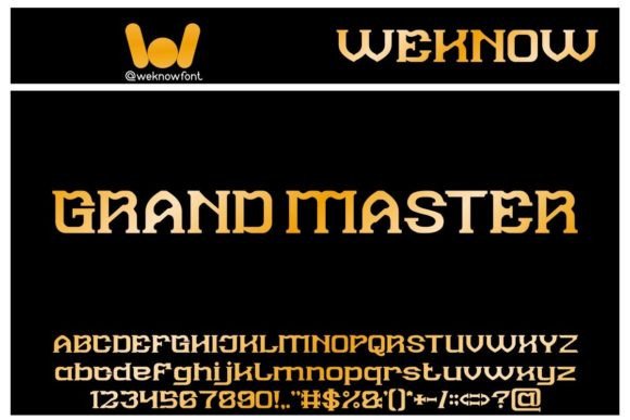 Grand Master Font: Timeless Style for Modern Creations