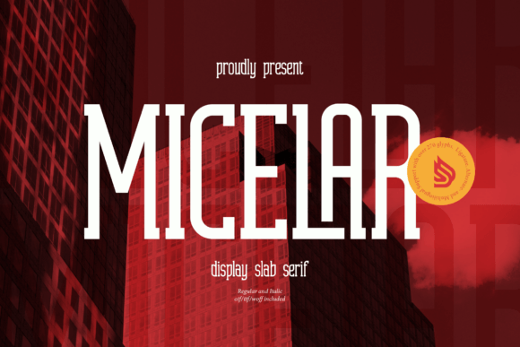Micelar: A Bold Display Slab Serif Font for Eye-Catching Design