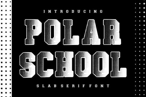 Polar School: A Unique Font for Winter and Holiday Branding