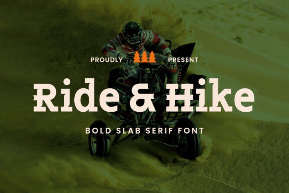 Ride Hike – A Bold Font for Adventurous Designs