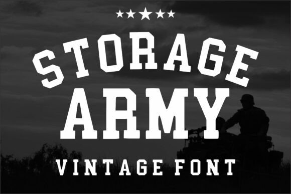 Storage Army: A Bold Typography Trend for Modern Professionals and Creators