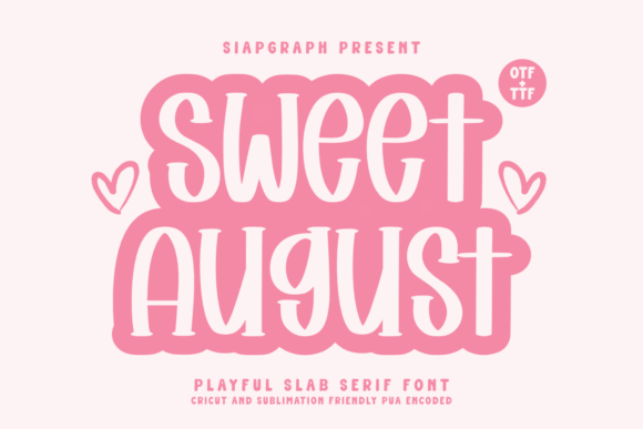 Sweet August: A Playful Font for Cuteness and Clarity