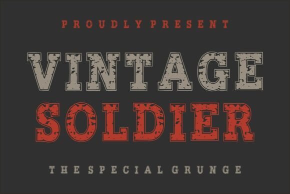 Vintage Soldier Font: Bold, Weathered, and Unforgettable