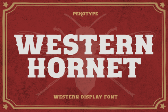 Western Hornet: A Bold Font for a Western Flair